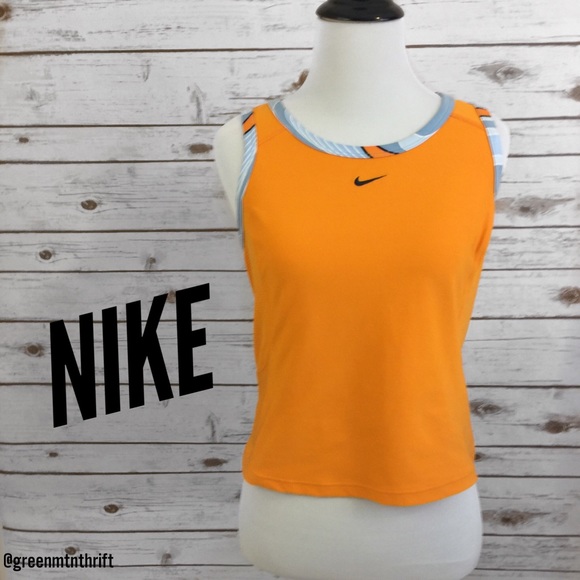 Nike Tops - 🔴Nike | Orange Dri-Fit Tank Size S